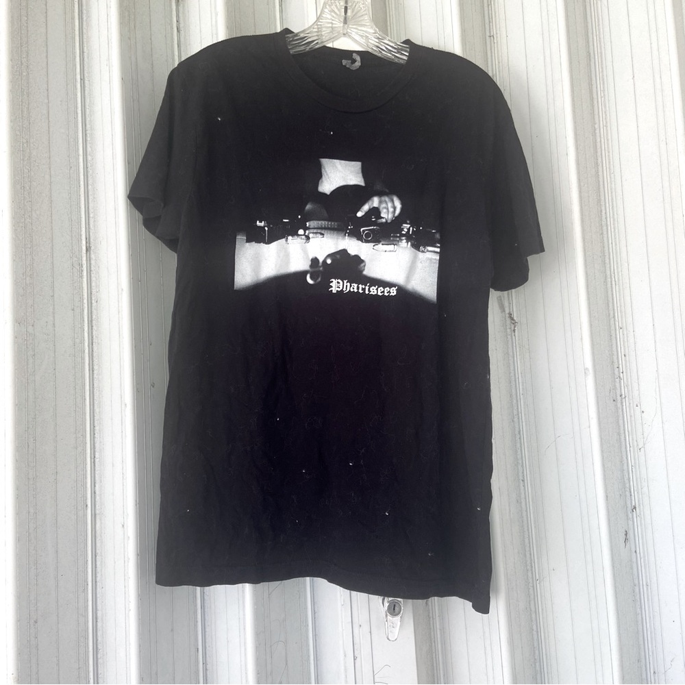 Next Level Pharisees Black Graphic Print Crew Neck Shirt!